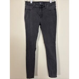 Abercrombie & Fitch Jean Legging Women's 28/6 Black Harper Low Rise Skinny Denim